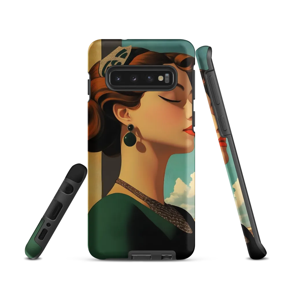 Elegance in Art Deco: A Portrait of Grace