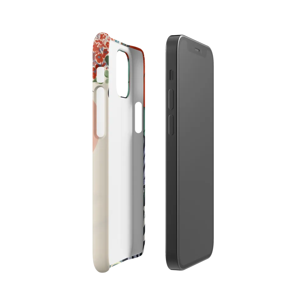 Floral Serenade: A Modern Portrait