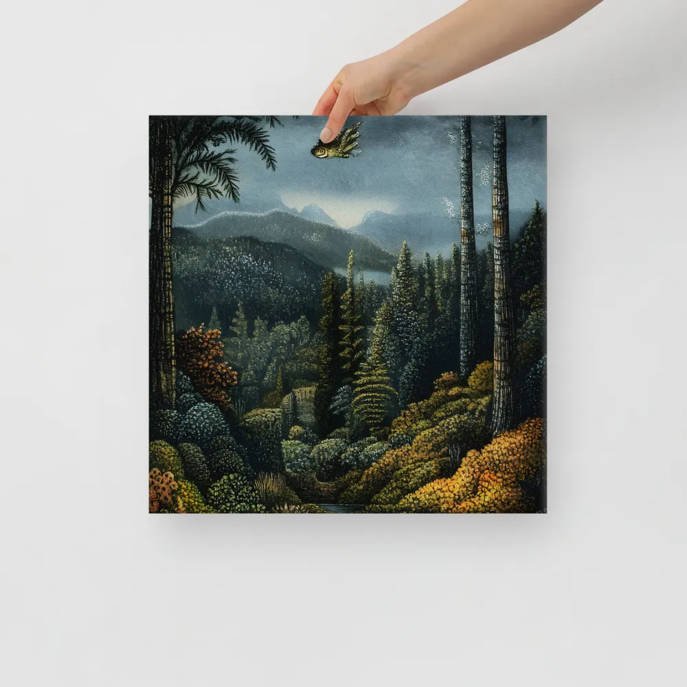 Whispers of the Enchanted Forest | Canvas | 16″×16″