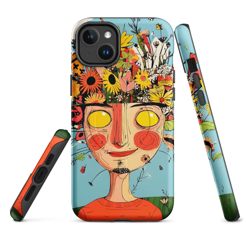 Whimsical Bloom | Phone Case |  14 Plus | MagSafe® Tough Case | Matte