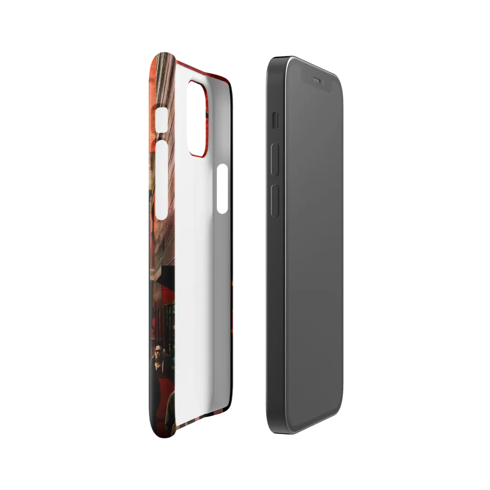 Urban Reverie: Stratospheric Shadows | Phone Case |  12 Mini | Snap Case | Glossy