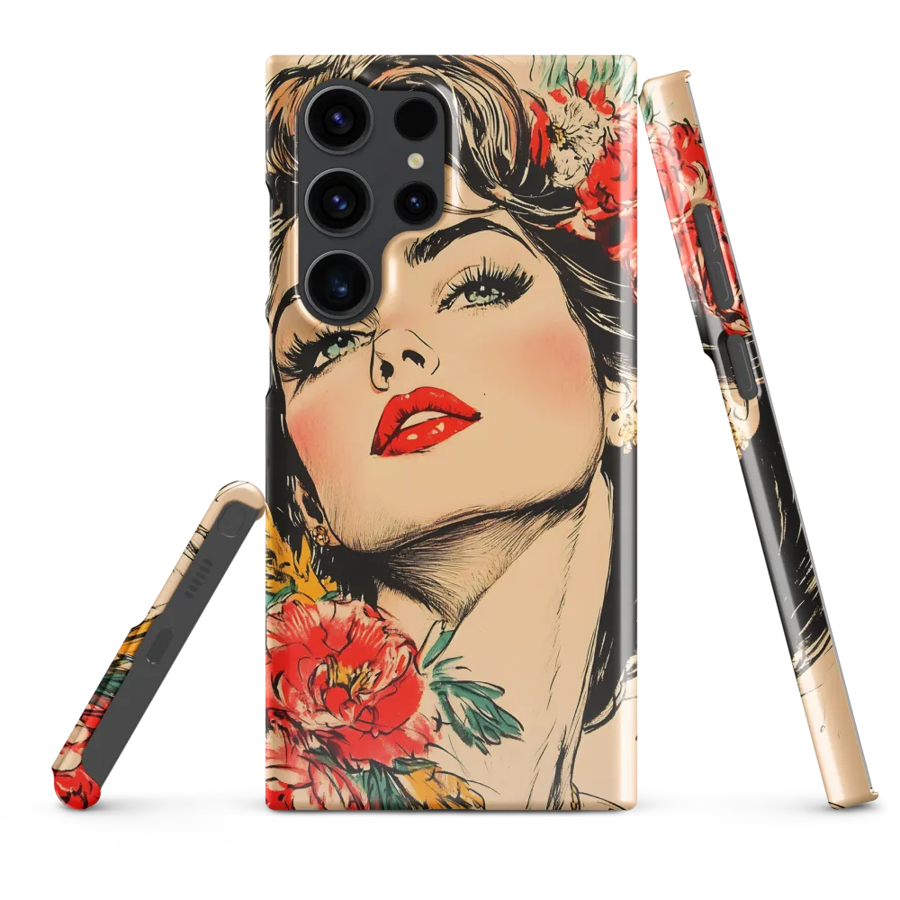 Radiance in Red: A Portrait of Elegance