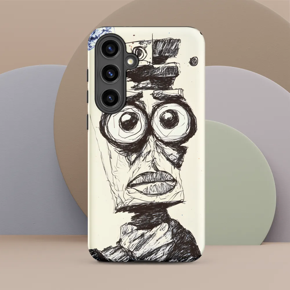 Abstract Surrealist Figure in Cubism