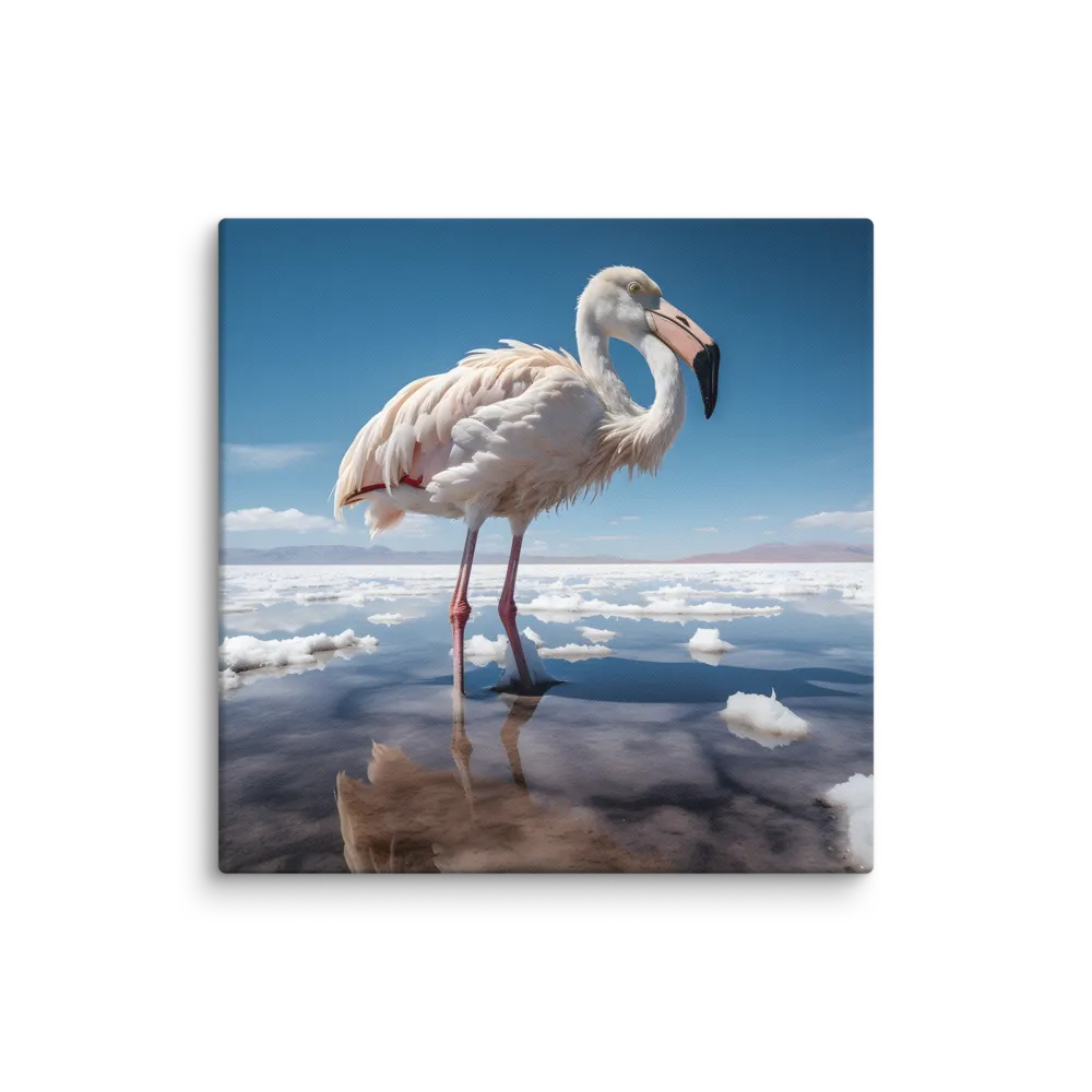 Graceful Solitude of a Flamingo