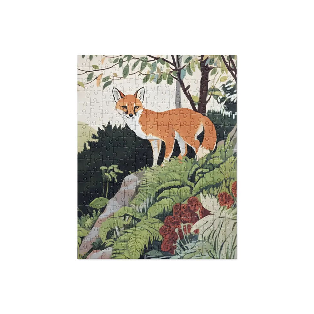 Whispers of the Forest: An Illustrated Fox | Jigsaw Puzzle | 252 pieces