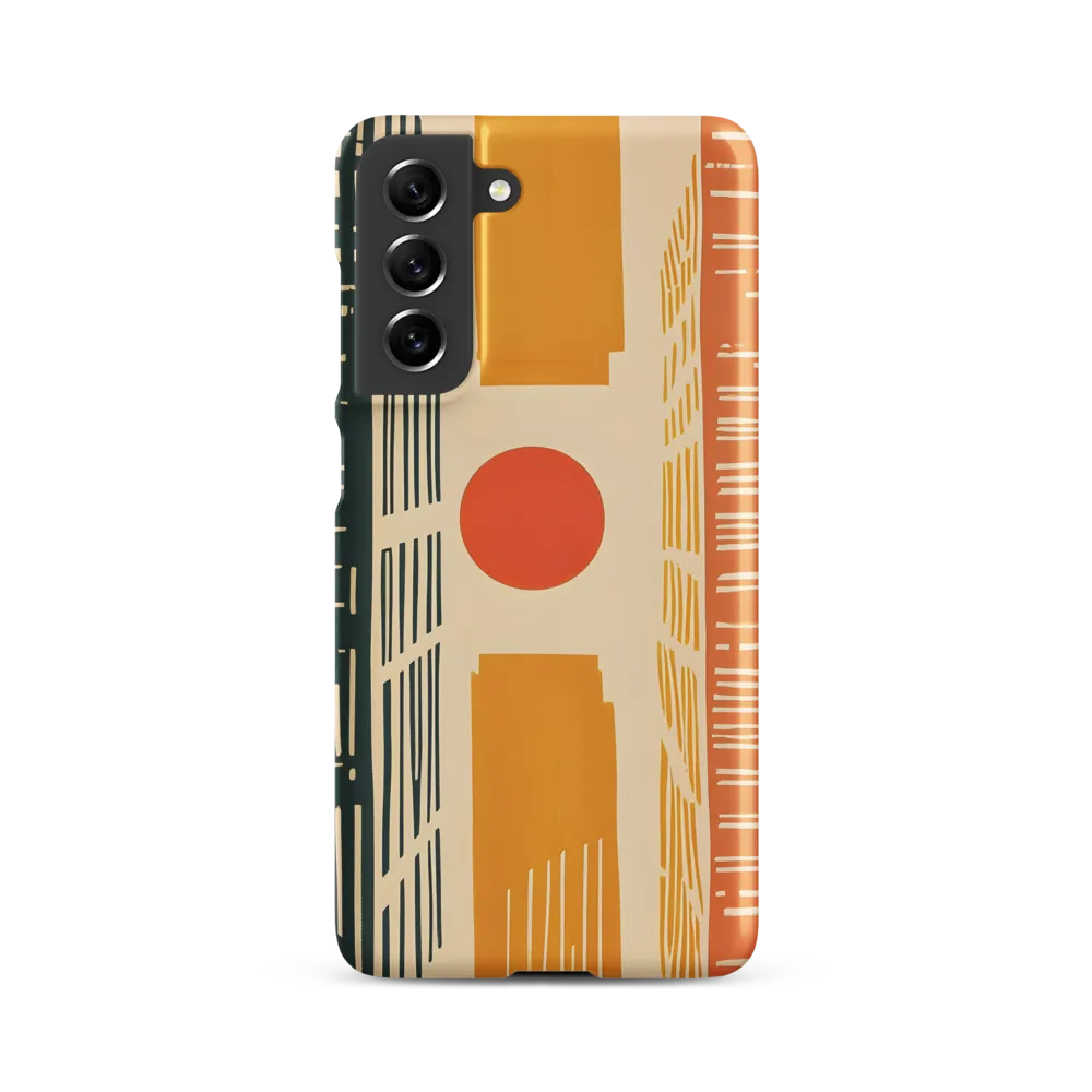 Urban Harmony: A Geometric Sunrise