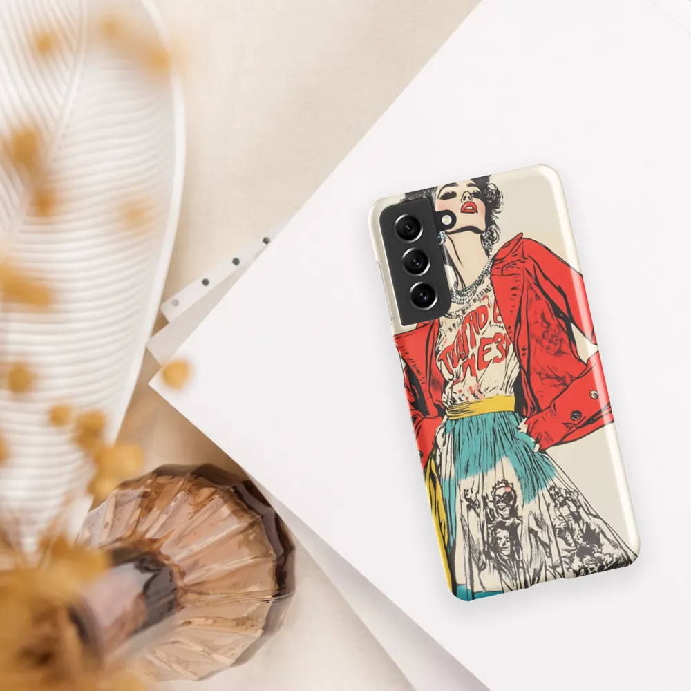 Vibrant Elegance: A Pop Art Fashion Statement