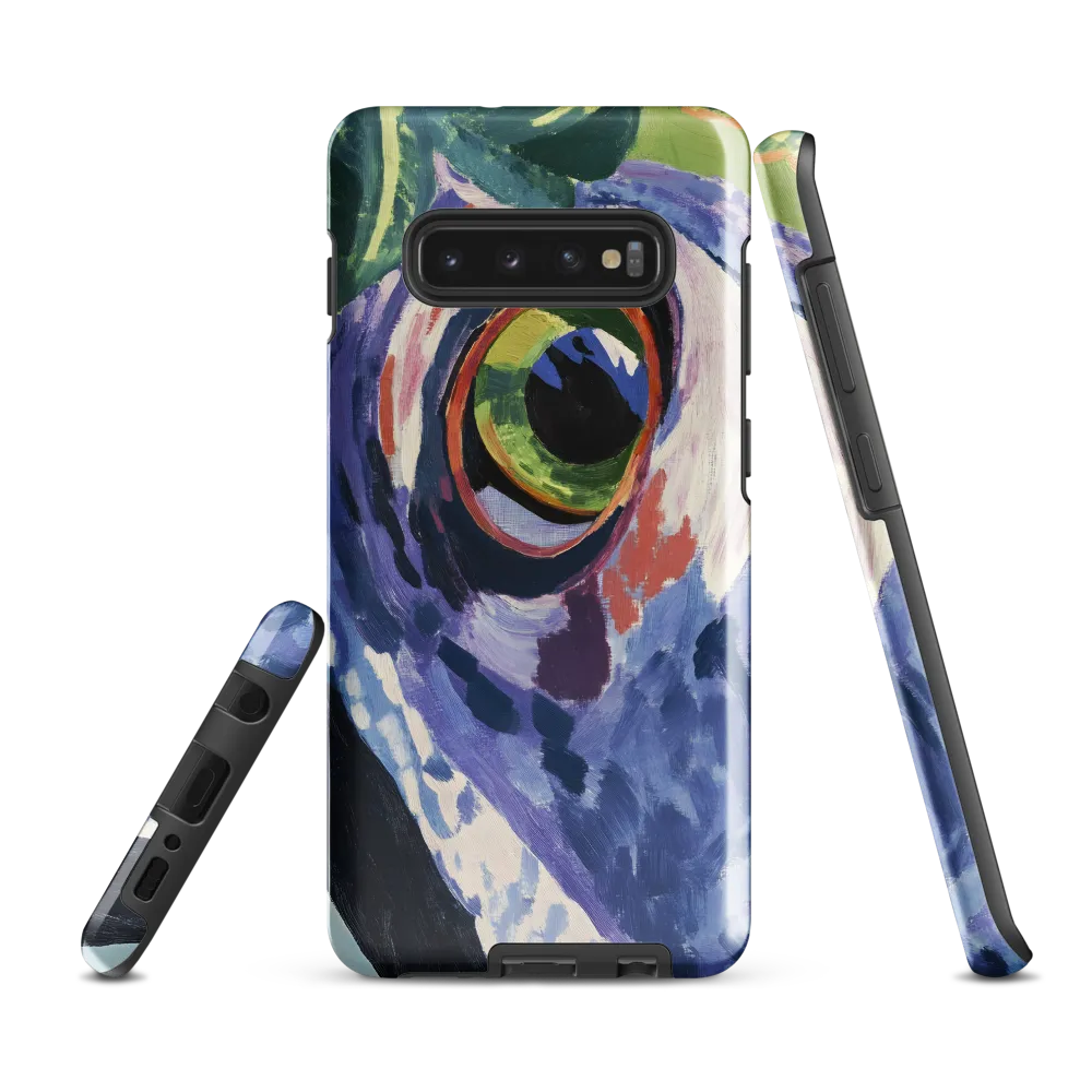 The Eyes of Nature: A Frog's Gaze | Phone Case |  S10 Plus | Tough Case | Glossy