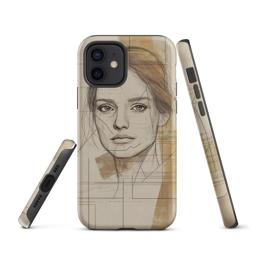 Geometric Elegance: A Modern Portrait