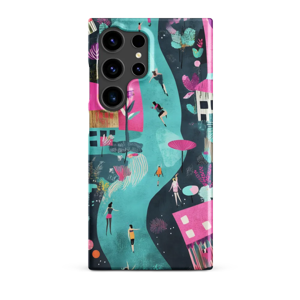 Whimsical Journey Through a Vibrant Landscape | Phone Case |  S24 Ultra | Snap Case | Matte