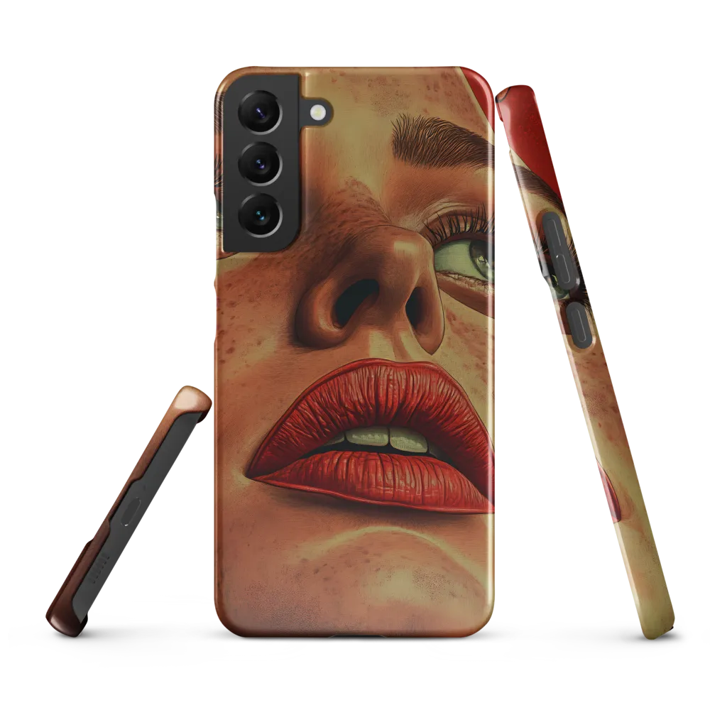 Red Intensity: A Portrait of Elegance