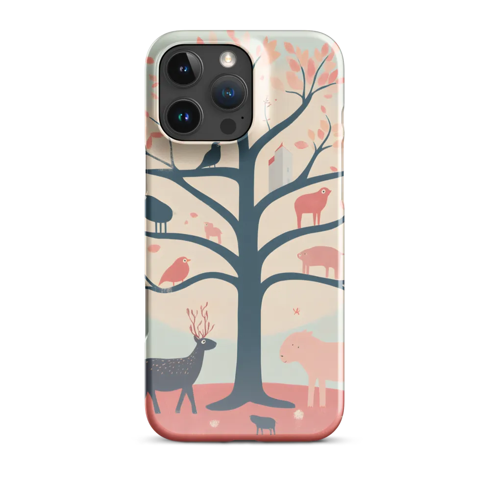 Whimsical Tree with Playful Creatures