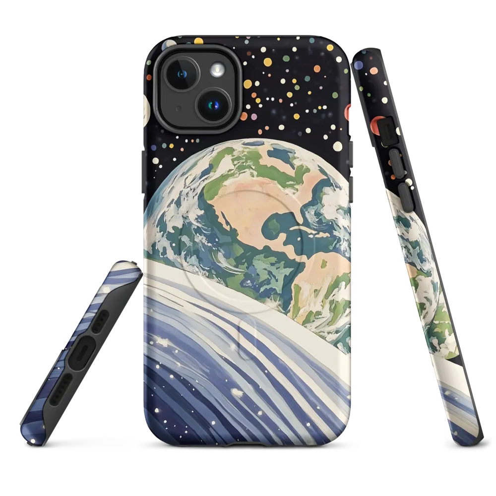Celestial View: A Surreal Journey Through Space