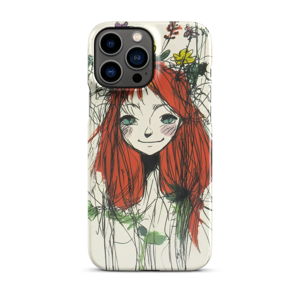 Whimsical Floral Portrait