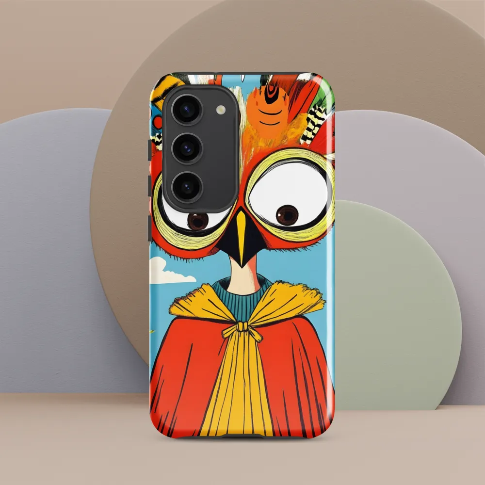 A Whimsical Encounter: The Owl-Human Fusion