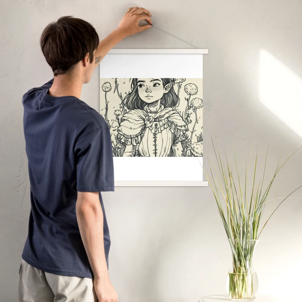 A Young Guardian of Nature | Poster With White Wood Hanger | 18″×24″