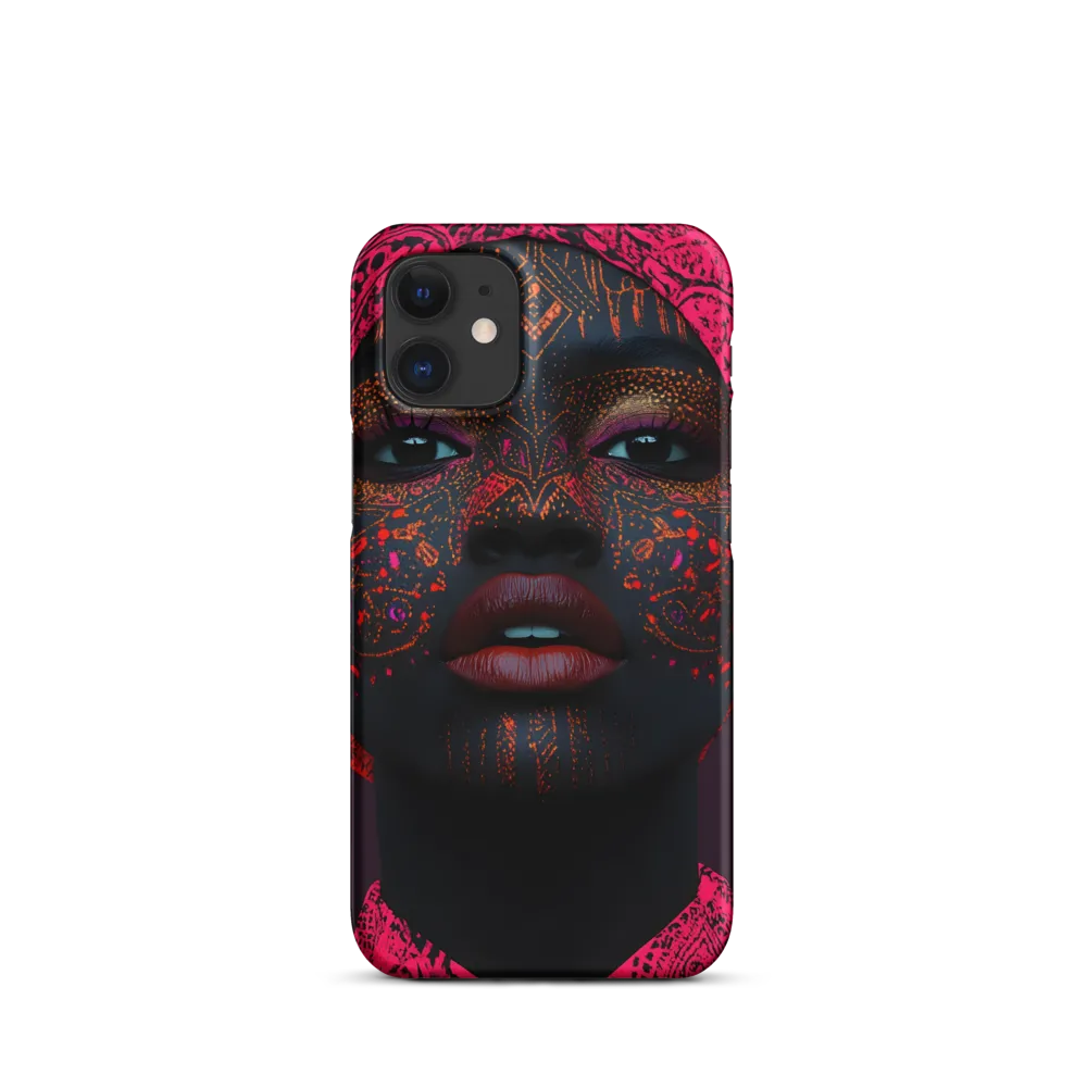 Neon Adornments: A Portrait of Cultural Expression