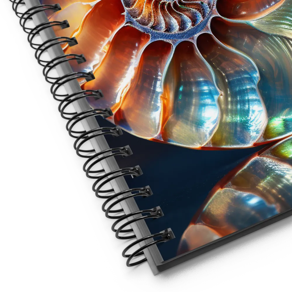 Elegance of the Nautilus Shell | Spiral Notebook