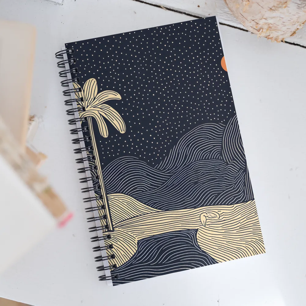 Serenity Under Stars | Spiral Notebook