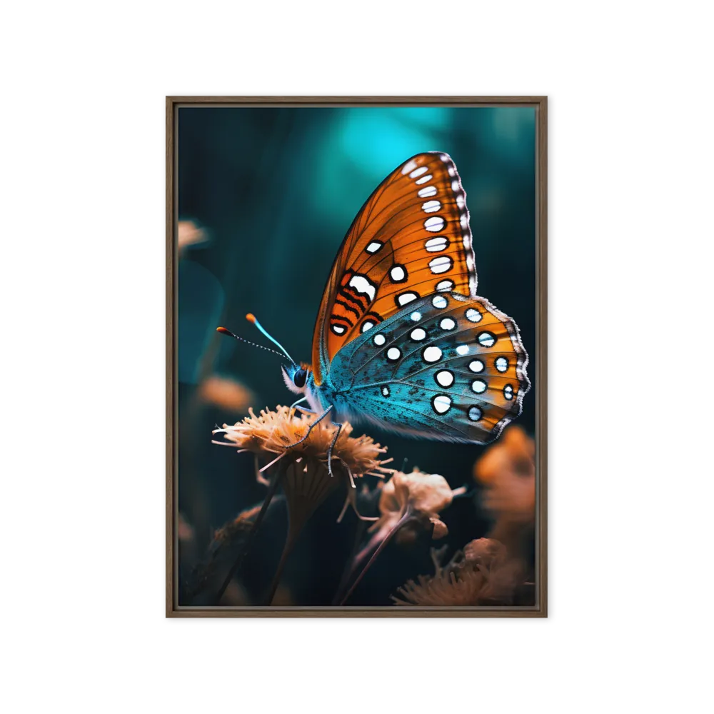 Whispers of Color: The Butterfly's Embrace