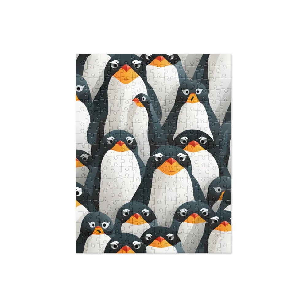 Playful Penguins: A Whimsical Collection | Jigsaw Puzzle | 252 pieces