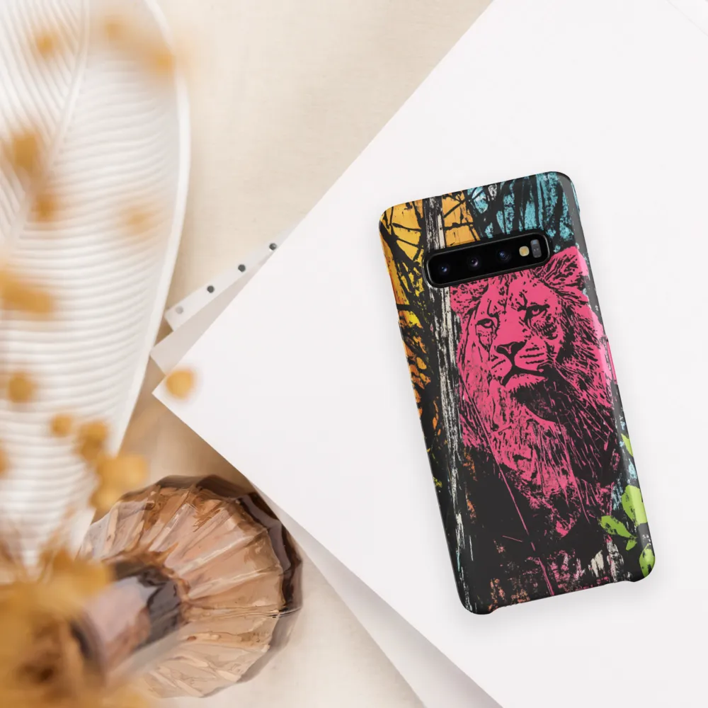 Fierce Vibrance: The Pink Lion