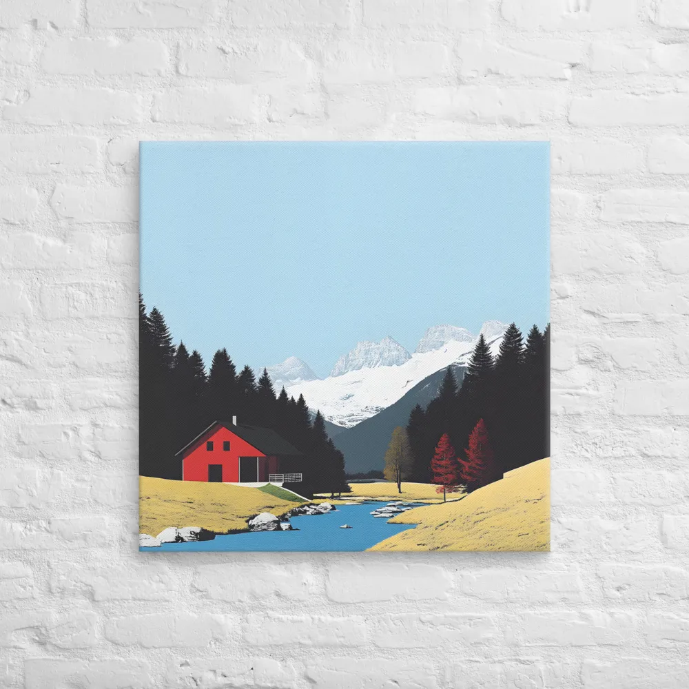 The Tranquil Retreat | Canvas | 28″×28″