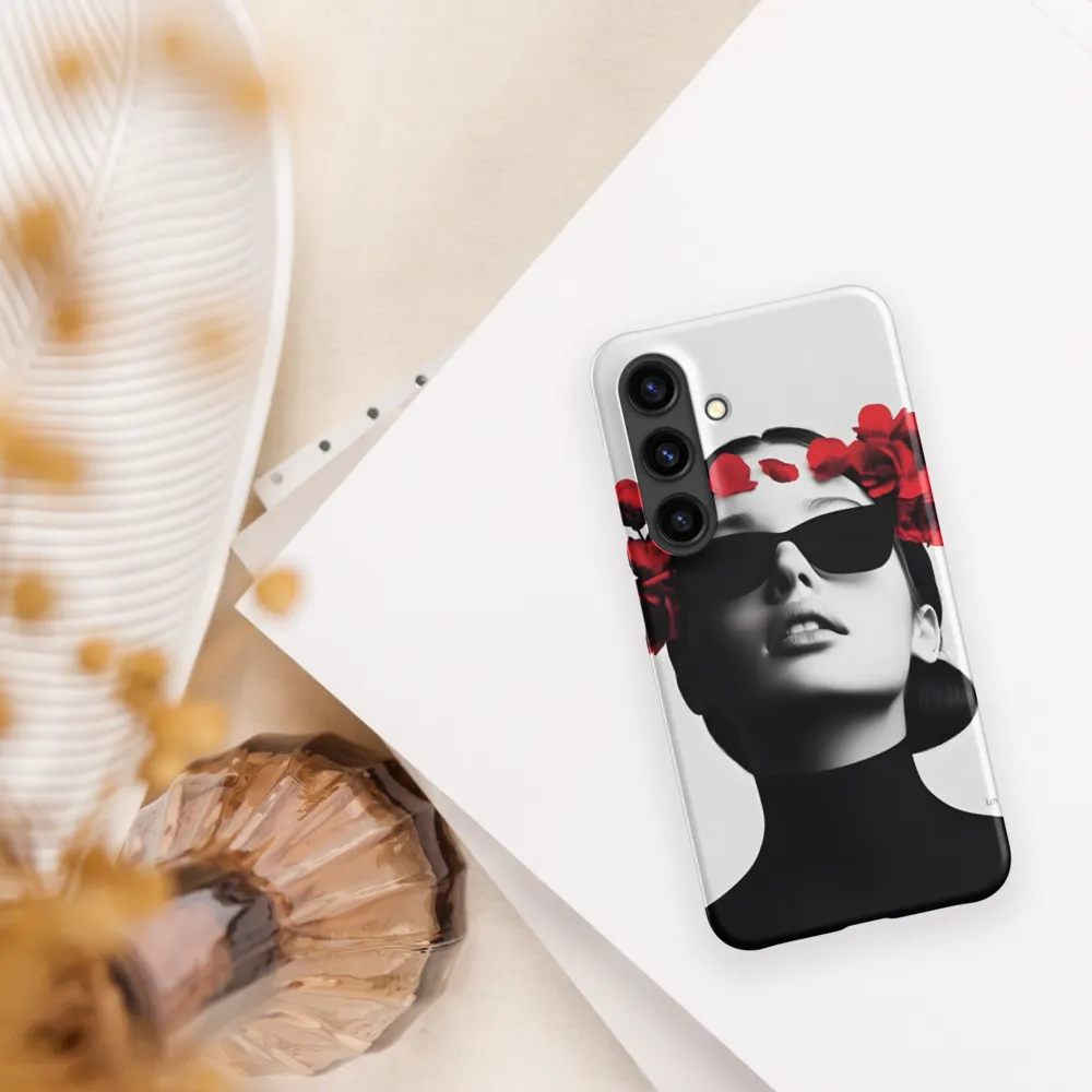 Blooming Elegance | Phone Case |  S24 | Snap Case | Matte