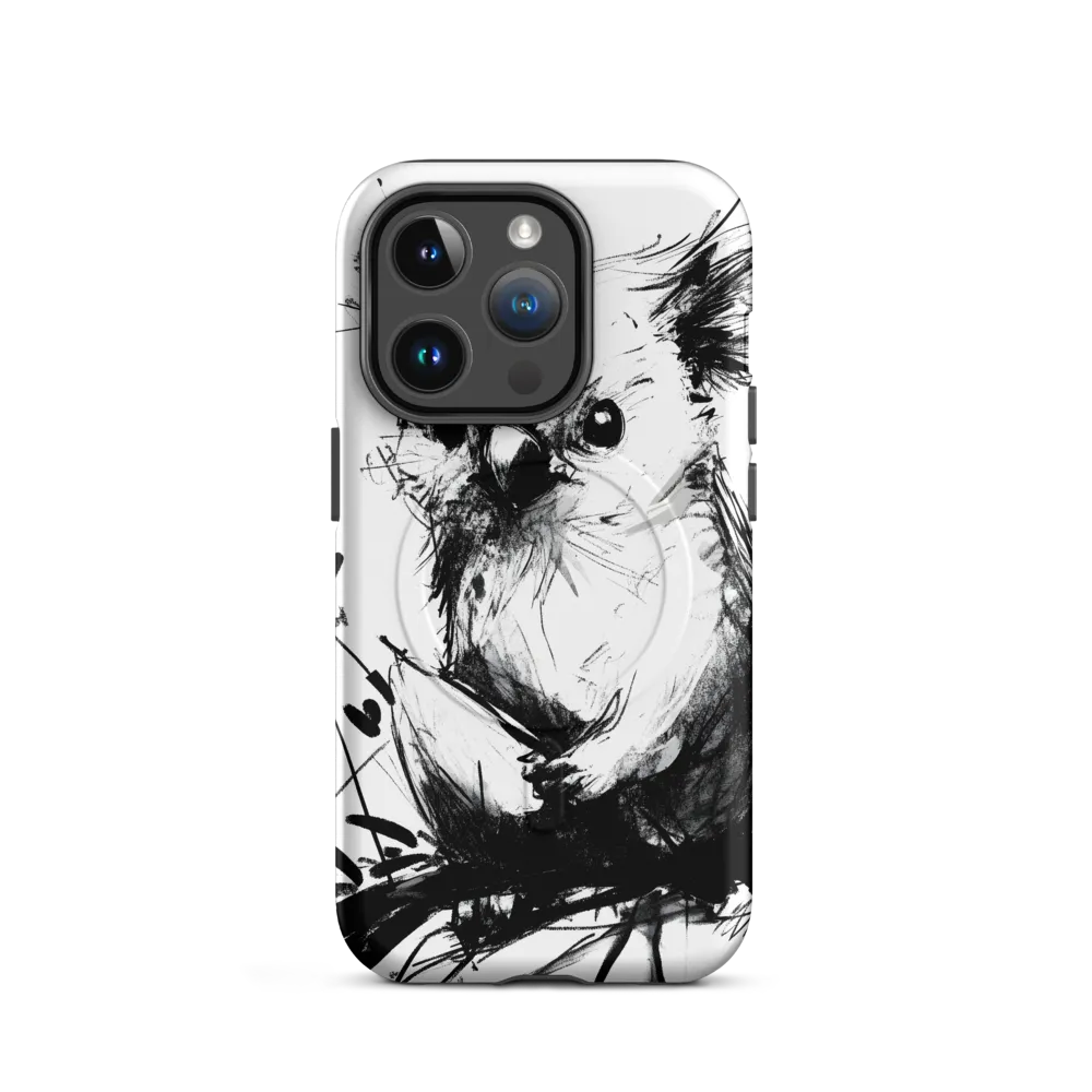 Whimsical Koala in Ink