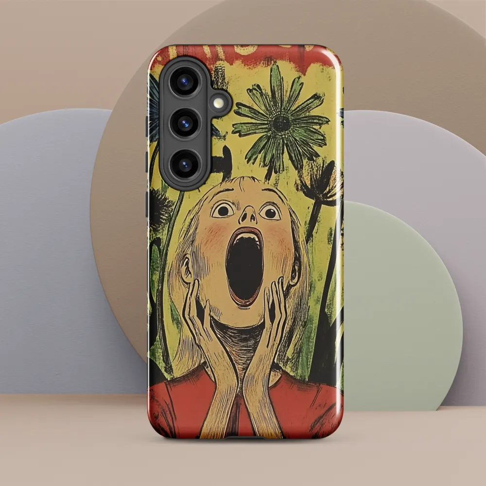 The Echo of Panic | Phone Case |  S24 Plus | Tough Case | Glossy