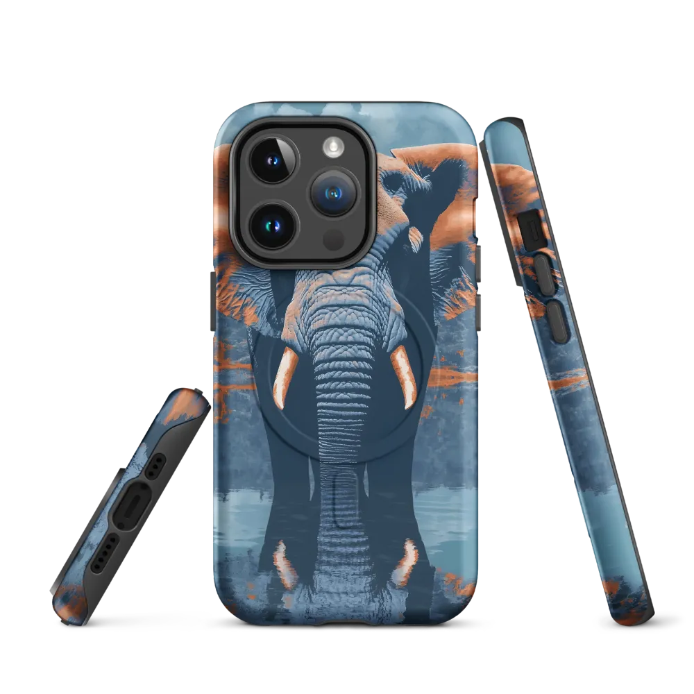 Majestic Reflection: The Elephant's Serenade