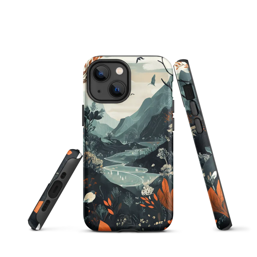 Tranquil Wilderness | Phone Case |  13 mini | Tough Case | Matte