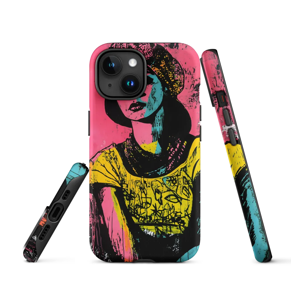 Urban Elegance: A Graffiti Portrait