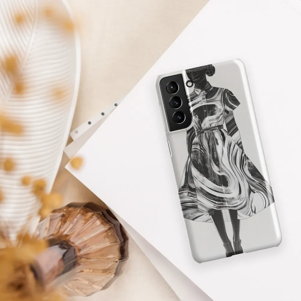 Whirls of Elegance: A Contemporary Fashion Design