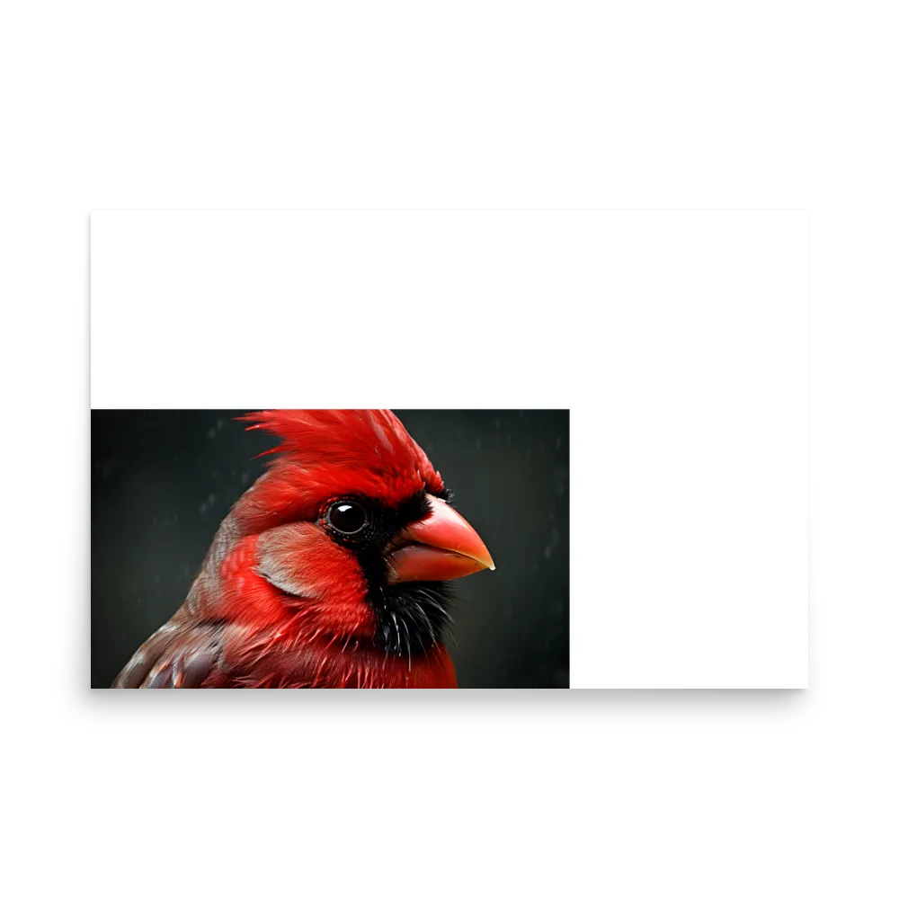 The Bold Cardinal | Art Print