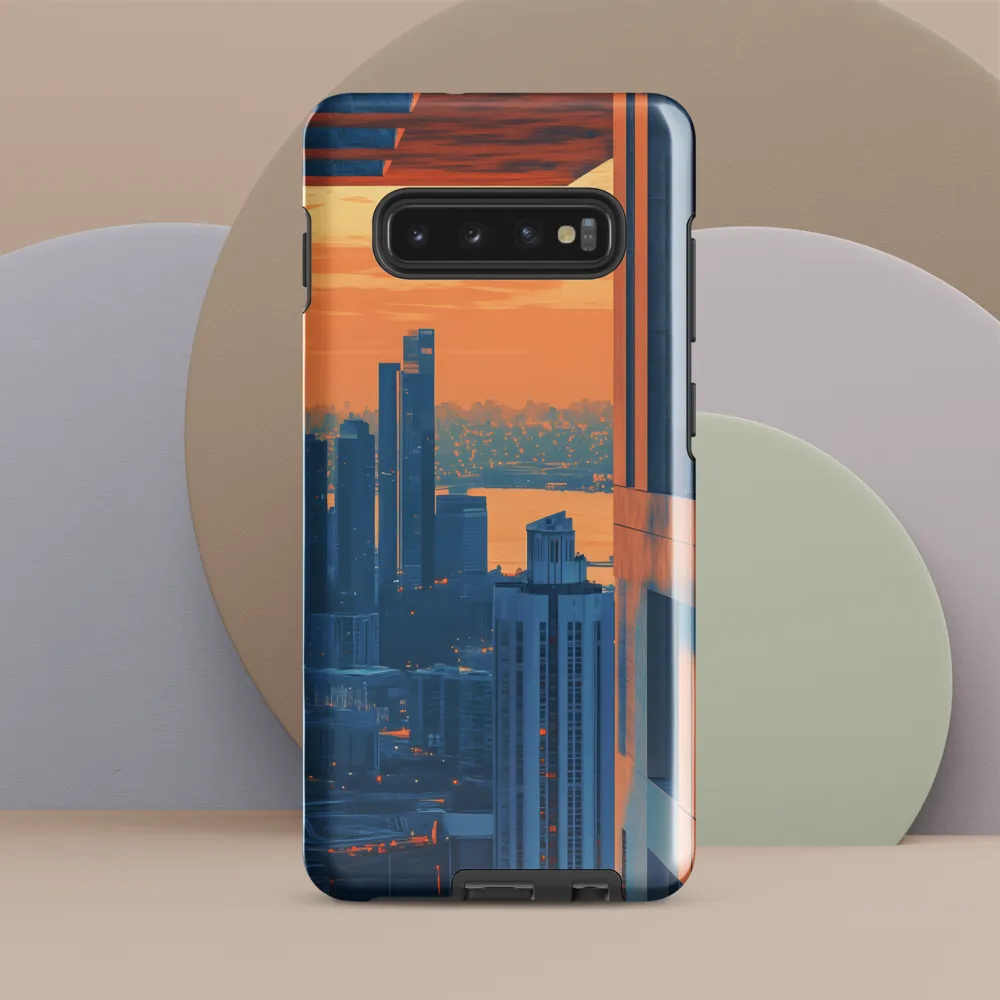 Urban Serenity: A Digital Perspective | Phone Case |  S10 Plus | Tough Case | Glossy