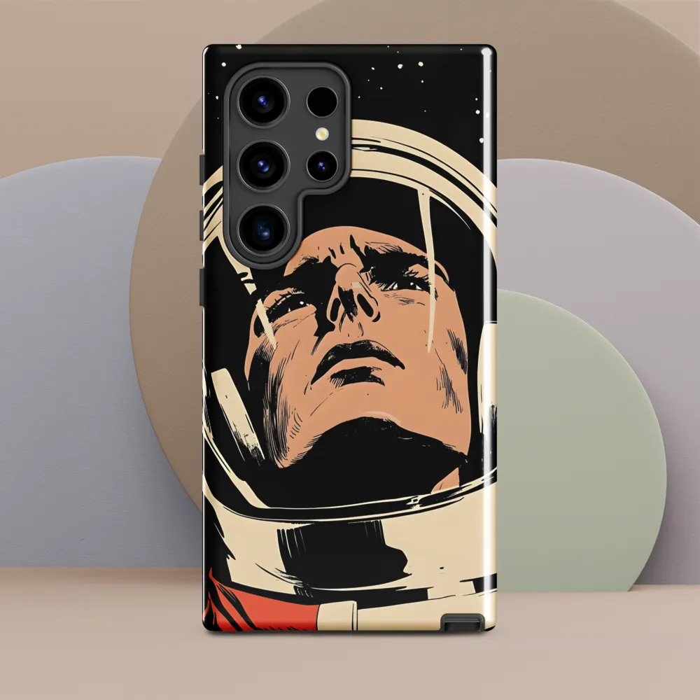 Gaze of the Astronaut | Phone Case |  S24 Ultra | Tough Case | Glossy