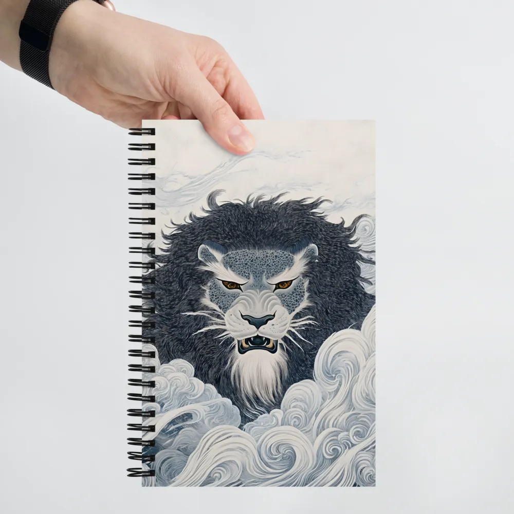 Fierce Majesty in the Storm | Spiral Notebook