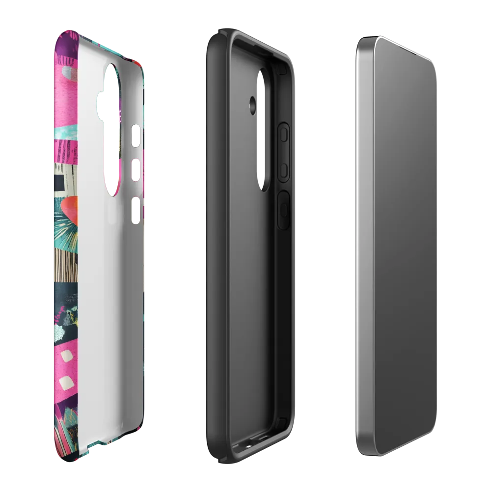 Whimsical Journey Through a Vibrant Landscape | Phone Case |  S24 Plus | Tough Case | Matte