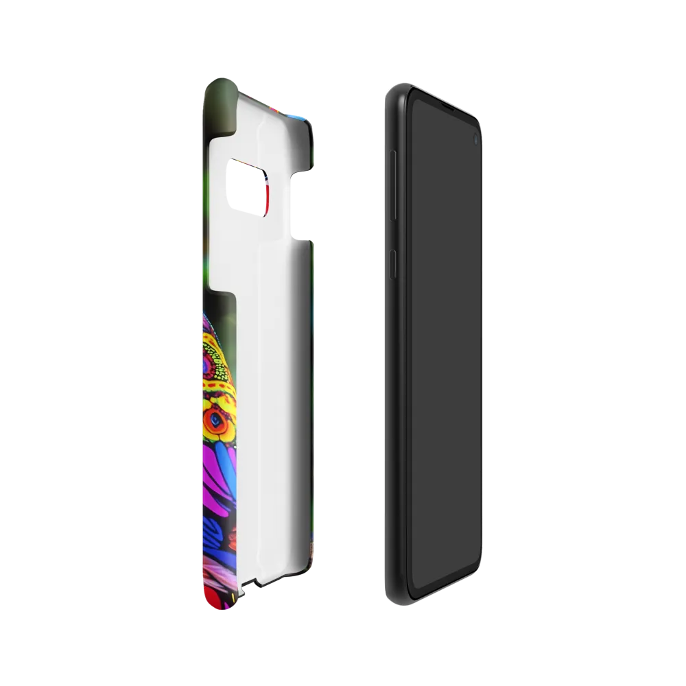 Vibrant Psychedelic Parrot | Phone Case |  S10e | Snap Case | Matte