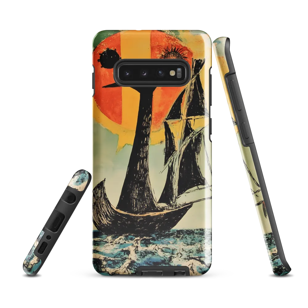 Sailing into the Surreal | Phone Case |  S10 Plus | Tough Case | Glossy