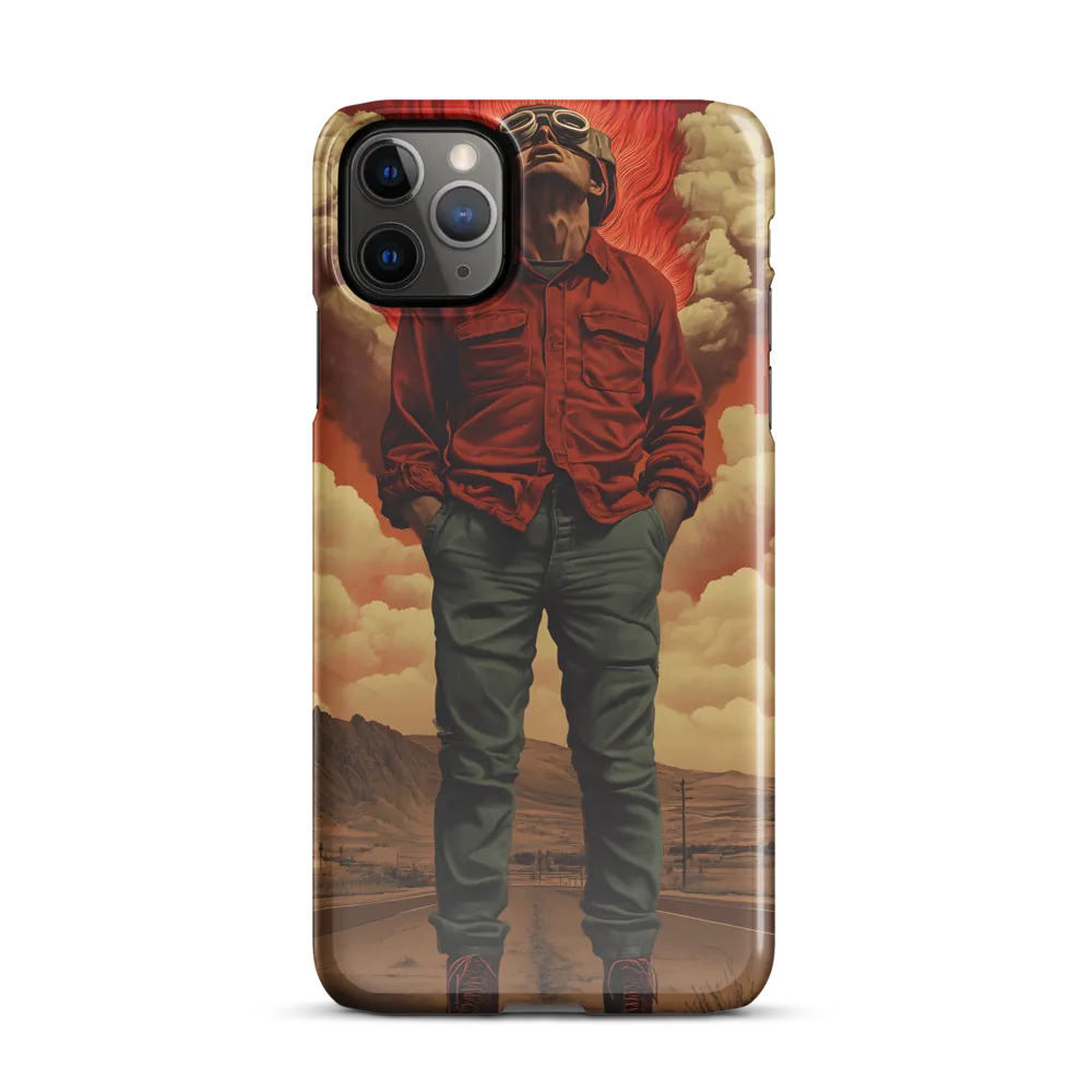 Defiant Spirit in a Surreal Landscape | Phone Case |  11 Pro Max | Snap Case | Glossy