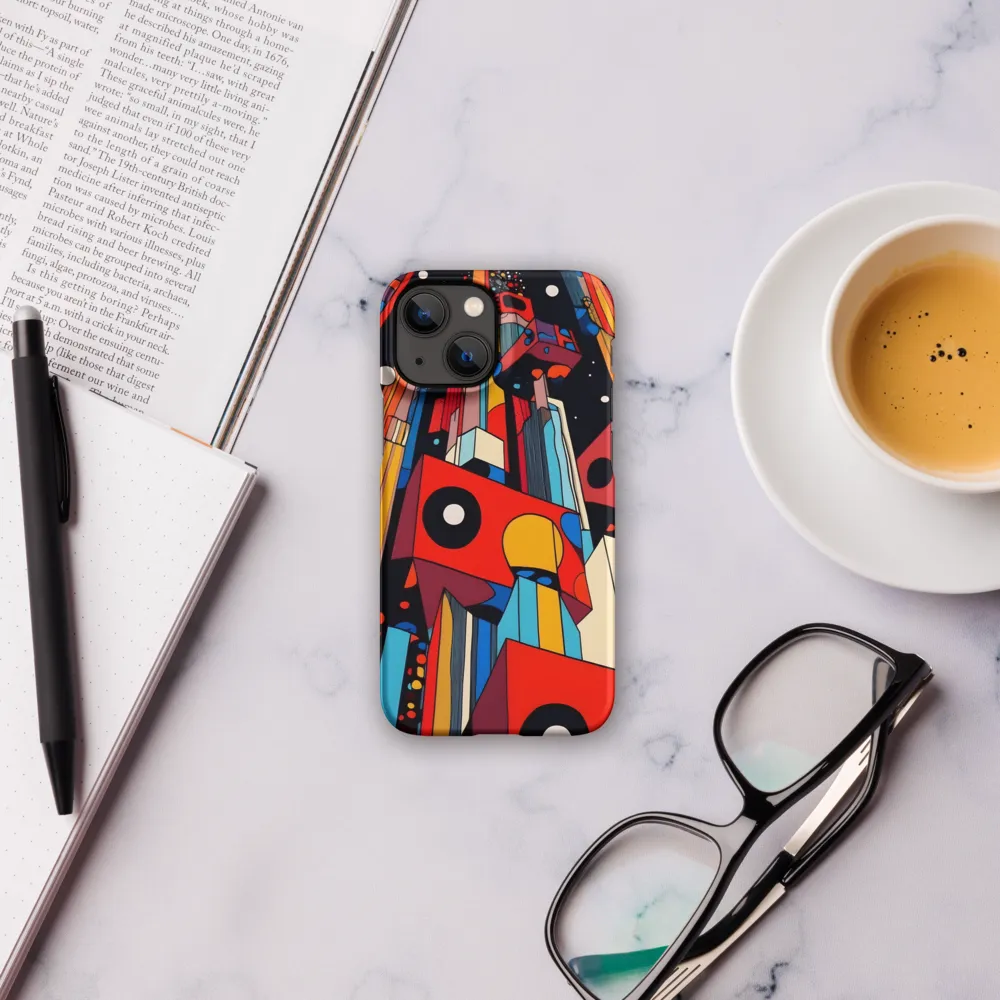Urban Symmetry: A Dance of Geometry | Phone Case |  13 Mini | Snap Case | Matte