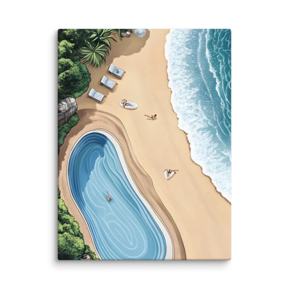 Serenity by the Shore | Canvas | 24″×32″