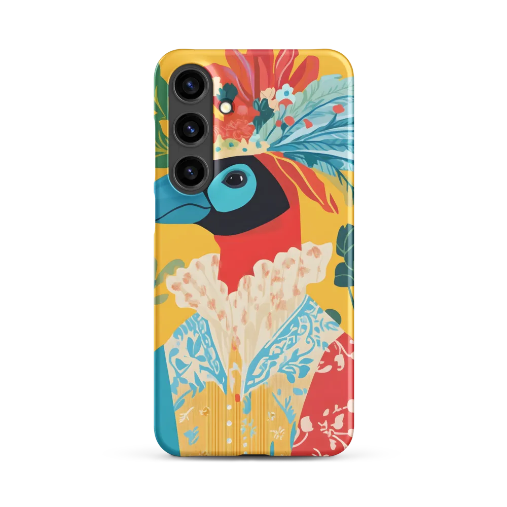 The Regal Parrot: A Celebration of Color | Phone Case |  S24 Plus | Snap Case | Matte