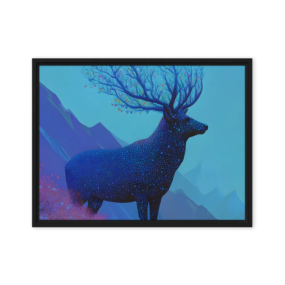 Ethereal Harmony | Canvas with Black Frame | 18″×24″
