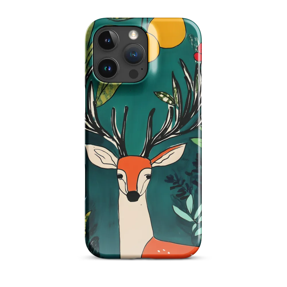 Nature's Embrace: The Majestic Deer | Phone Case |  16 Pro Max | Snap Case | Glossy
