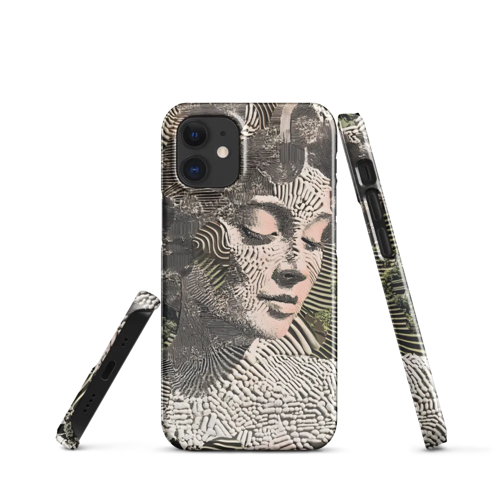 Ethereal Blend of Nature and Humanity | Phone Case |  12 Mini | Snap Case | Glossy
