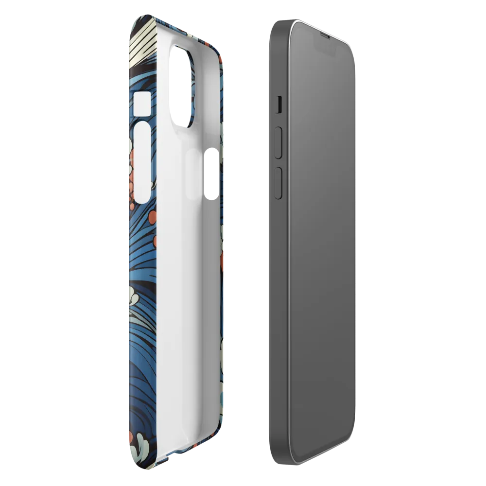 Nature's Elegance: An Oceanic Tapestry | Phone Case |  14 Plus | Snap Case | Glossy