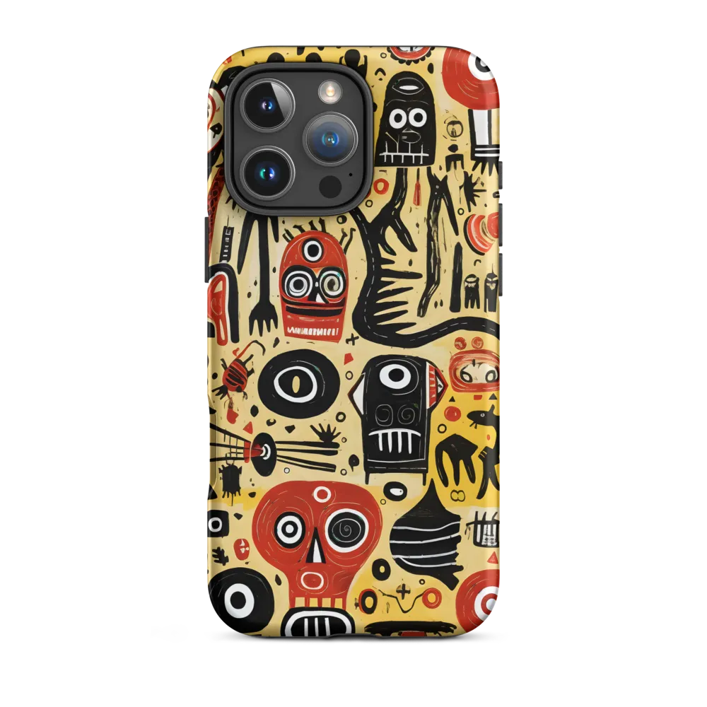 Abstract Encounters: A Dance of Faces and Symbols